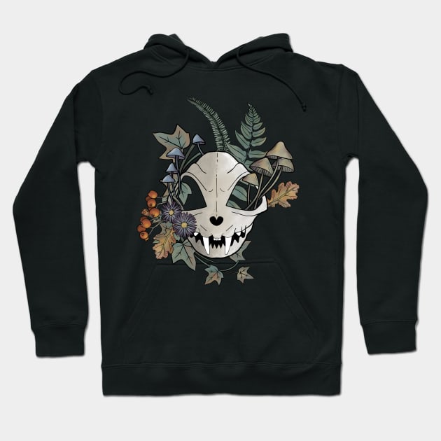 The Cat Skull Hoodie by emanuelacarratoni